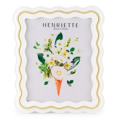 Henriette - Cornice Collier - Bianco/Oro - Ostuni