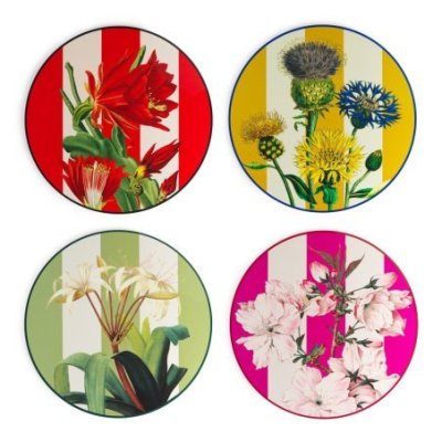 Henriette - Set 4 Sottopiatti Righe - Multicolor