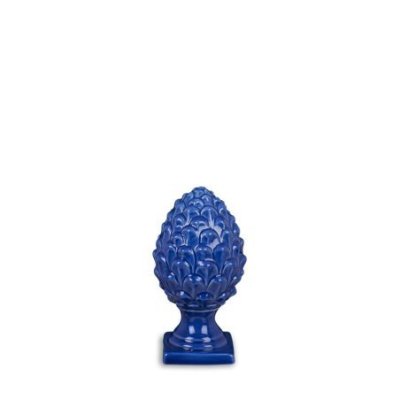 Henriette - Pigna Decorativa - Porcellana - Blu