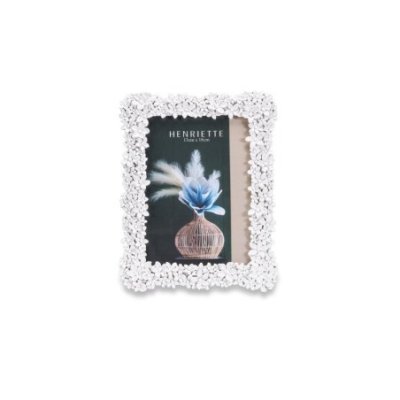 Henriette - Cornice Achillea - Resina - Bianco