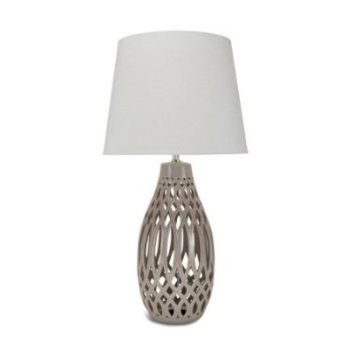 Henriette - Lampada Tortora - Ceramica - Tortora