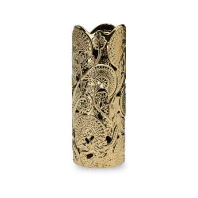 Henriette - Vaso Cilindrico - Oro - Lotus