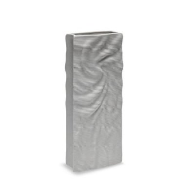 Henriette - Vaso Increspato Bianco - Porcellana - Flussi