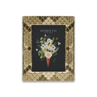 Henriette - Cornice Ventagli - Resina - Champagne