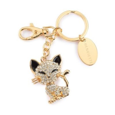 Henriette - Portachiave Gattino - Metallo Dorato