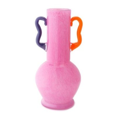 Henriette - Vaso Rosa - Vetro Soffiato - Colorato