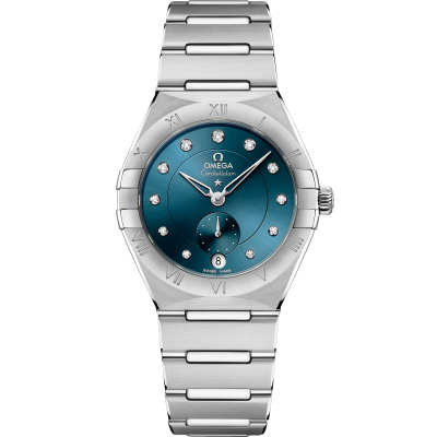 Omega - Constellation 34 Mm - Acciaio - Blu