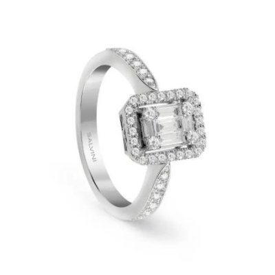 Salvini - Anello Magia - Oro Bianco - Diamante
