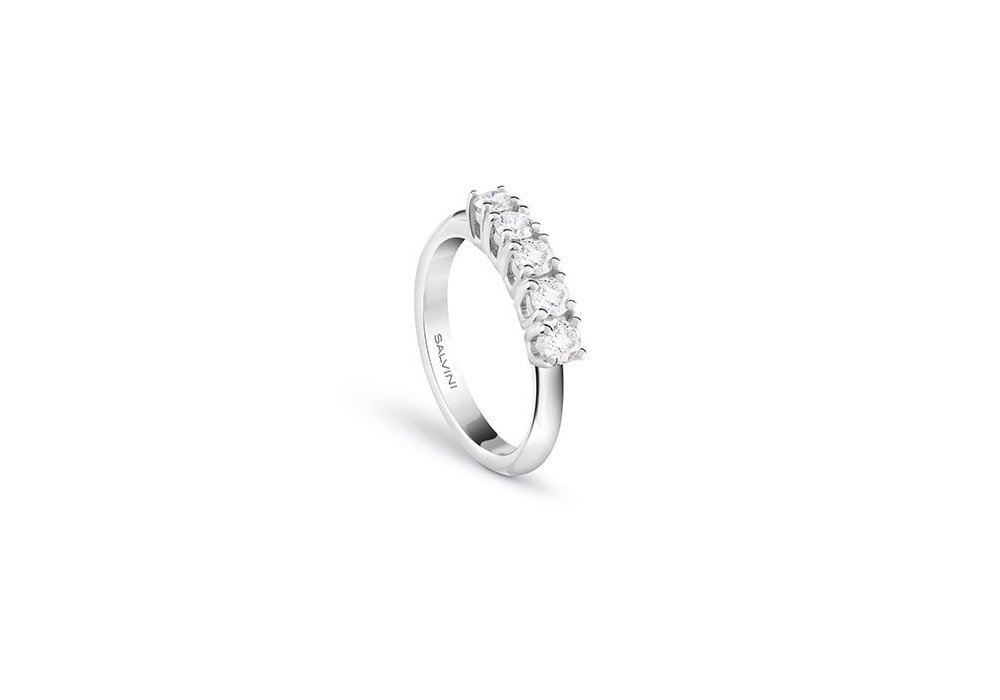 Salvini - Veretta Oro Bianco - Diamante Rotondo