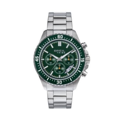 Breil Tribe - Chrono Trial - Acciaio - Verde