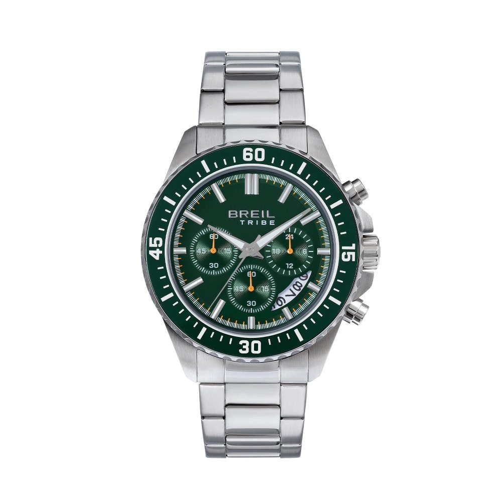 Breil Tribe - Chrono Trial - Acciaio - Verde