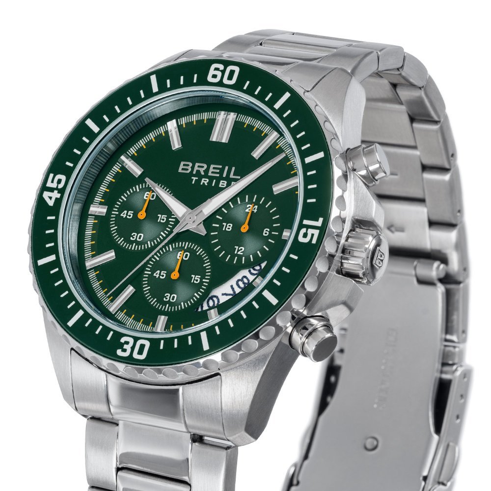 Breil Tribe - Chrono Trial - Acciaio - Verde