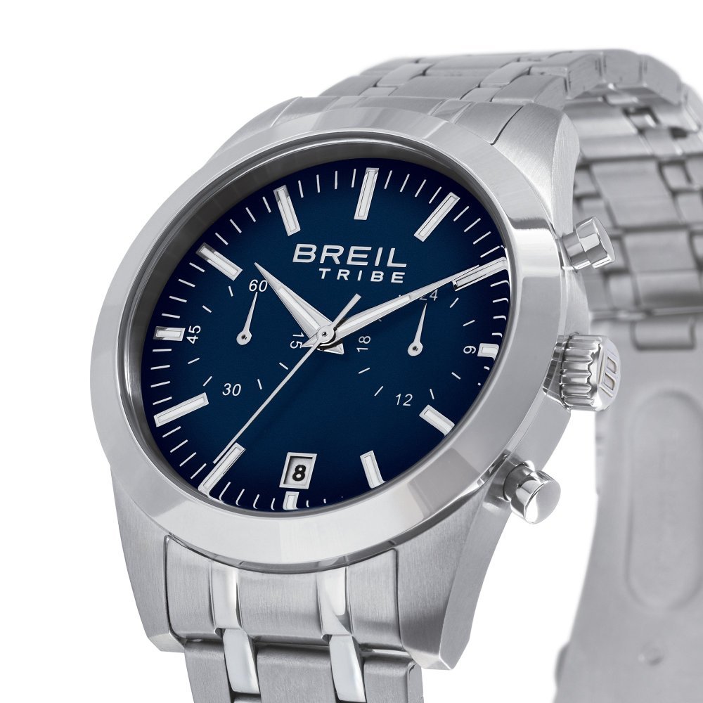 Breil Tribe - Chrono Gent - Acciaio - Blu