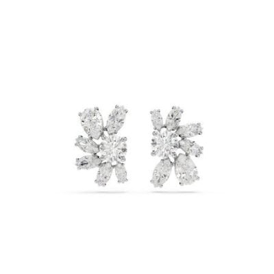 Swarovski - Orecchini A Lobo Mesmera - Placcatura Rodio