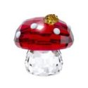 Swarovski - Idyllia Fungo E Coccinelle - Cristalli - Rosso
