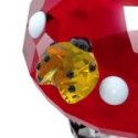 Swarovski - Idyllia Fungo E Coccinelle - Cristalli - Rosso