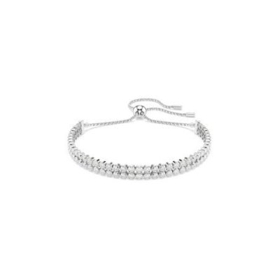 Swarovski - Bracciale Tennis Matrix - Bianco - Cristalli