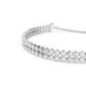 Swarovski - Bracciale Tennis Matrix - Bianco - Cristalli