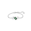 Swarovski - Braccialetto Mesmera - Verde - Placcato Rodio