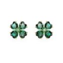 Swarovski - Orecchini A Lobo Idyllia - Cristalli - Verde