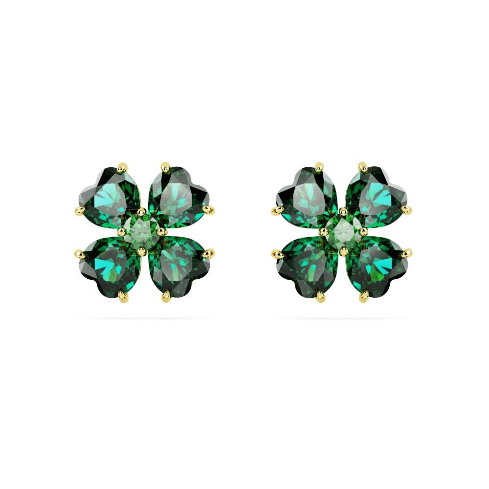 Swarovski - Orecchini A Lobo Idyllia - Cristalli - Verde