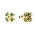 Swarovski - Orecchini A Lobo Idyllia - Cristalli - Verde
