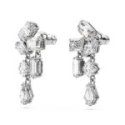 Swarovski - Orecchini Mesmera - Placcato Rodio - Bianco
