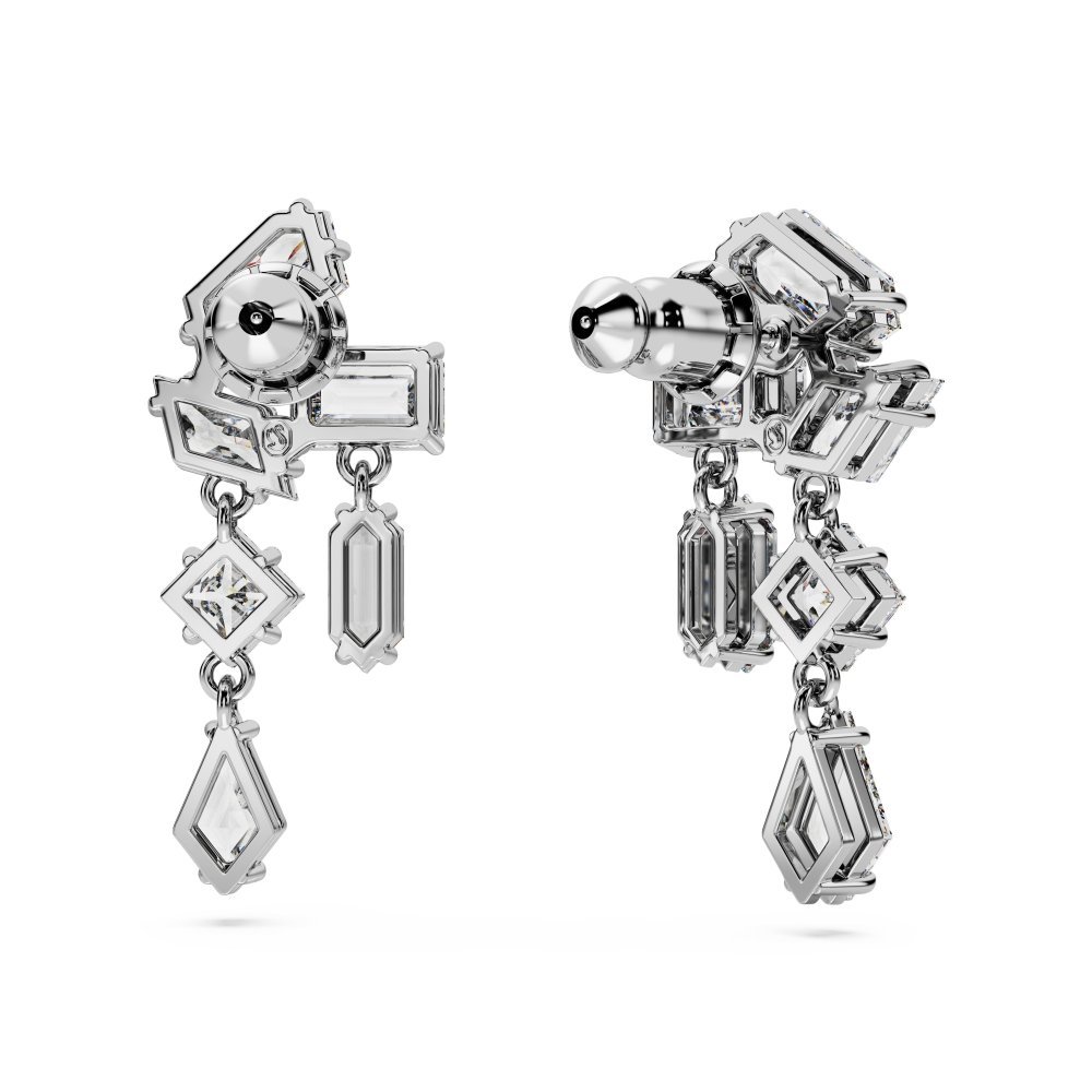 Swarovski - Orecchini Mesmera - Placcato Rodio - Bianco