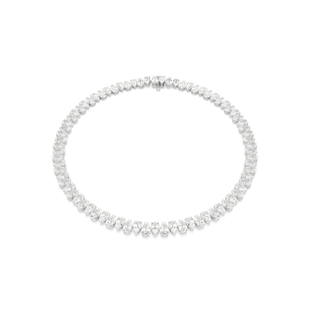 Swarovski - Collana Tennis Matrix - Cristalli - Bianca