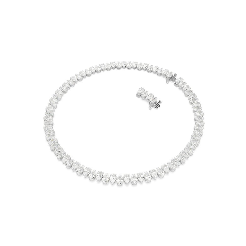 Swarovski - Collana Tennis Matrix - Cristalli - Bianca