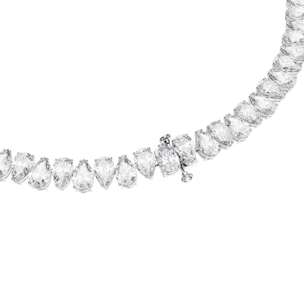 Swarovski - Collana Tennis Matrix - Cristalli - Bianca