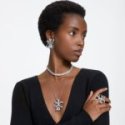 Swarovski - Collana Tennis Matrix - Cristalli - Bianca