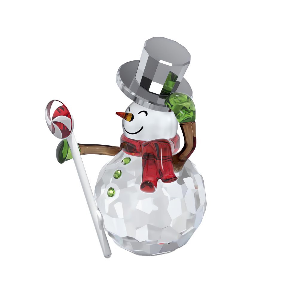 Swarovski - Holiday Cheers Pupazzo Di Neve - Cristalli - Bianco