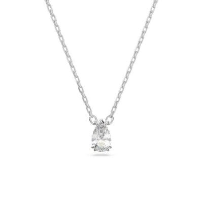 Swarovski - Pendente Stilla - Placcato Rodio - Bianco