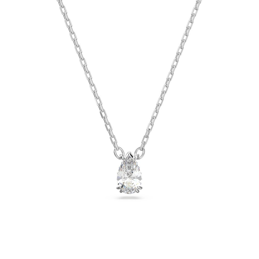Swarovski - Pendente Stilla - Placcato Rodio - Bianco