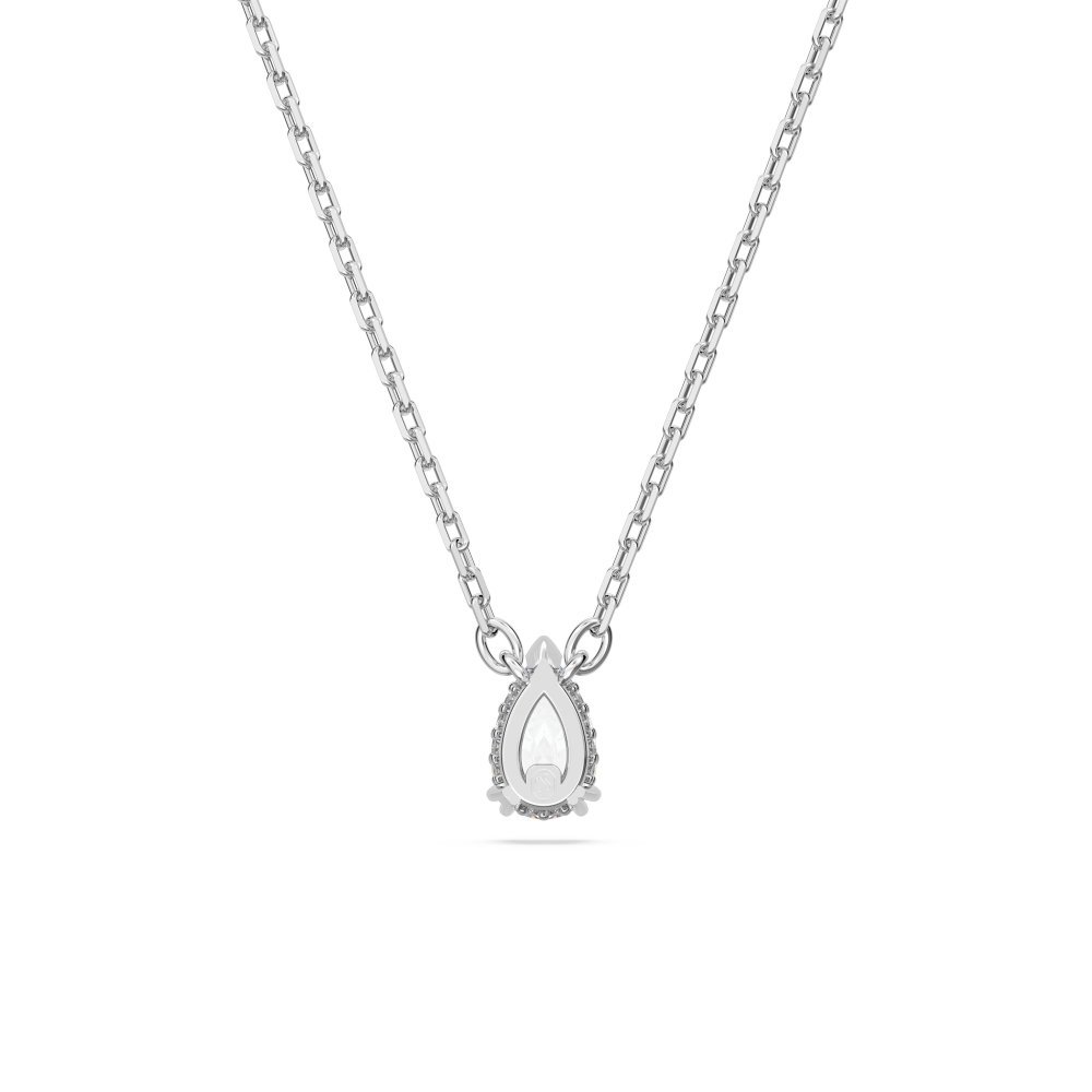 Swarovski - Pendente Stilla - Placcato Rodio - Bianco