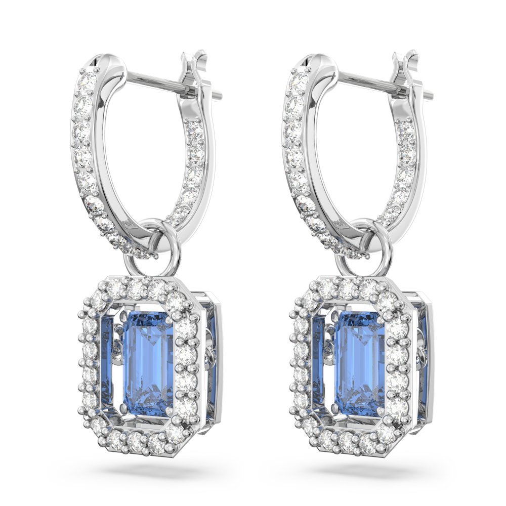 Swarovski - Orecchini Una - Cristalli Blu - Rodio