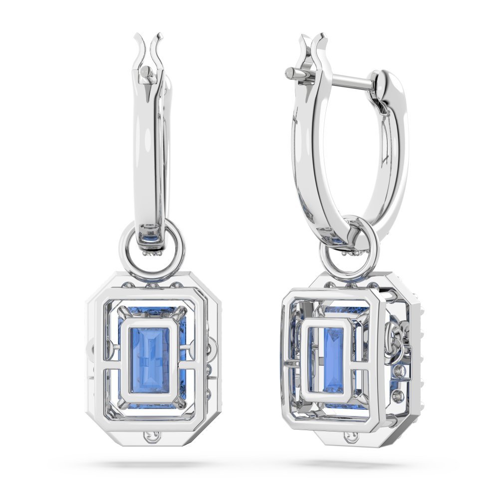 Swarovski - Orecchini Una - Cristalli Blu - Rodio