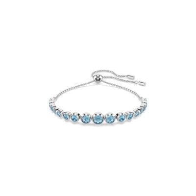 Swarovski - Bracciale Tennis Imber - Blu - Cristalli