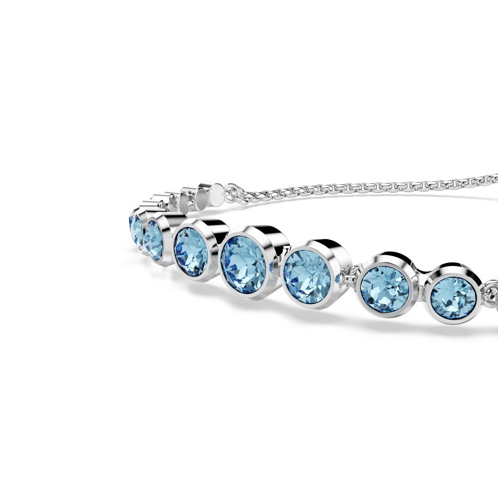 Swarovski - Bracciale Tennis Imber - Blu - Cristalli