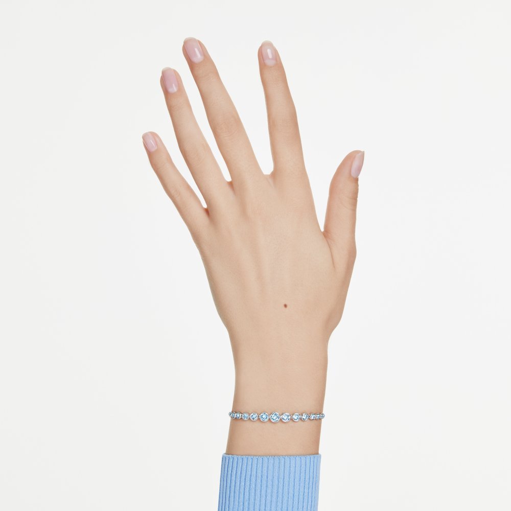 Swarovski - Bracciale Tennis Imber - Blu - Cristalli
