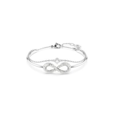 Swarovski - Bracciale Rigido Hyperbola - Bianco
