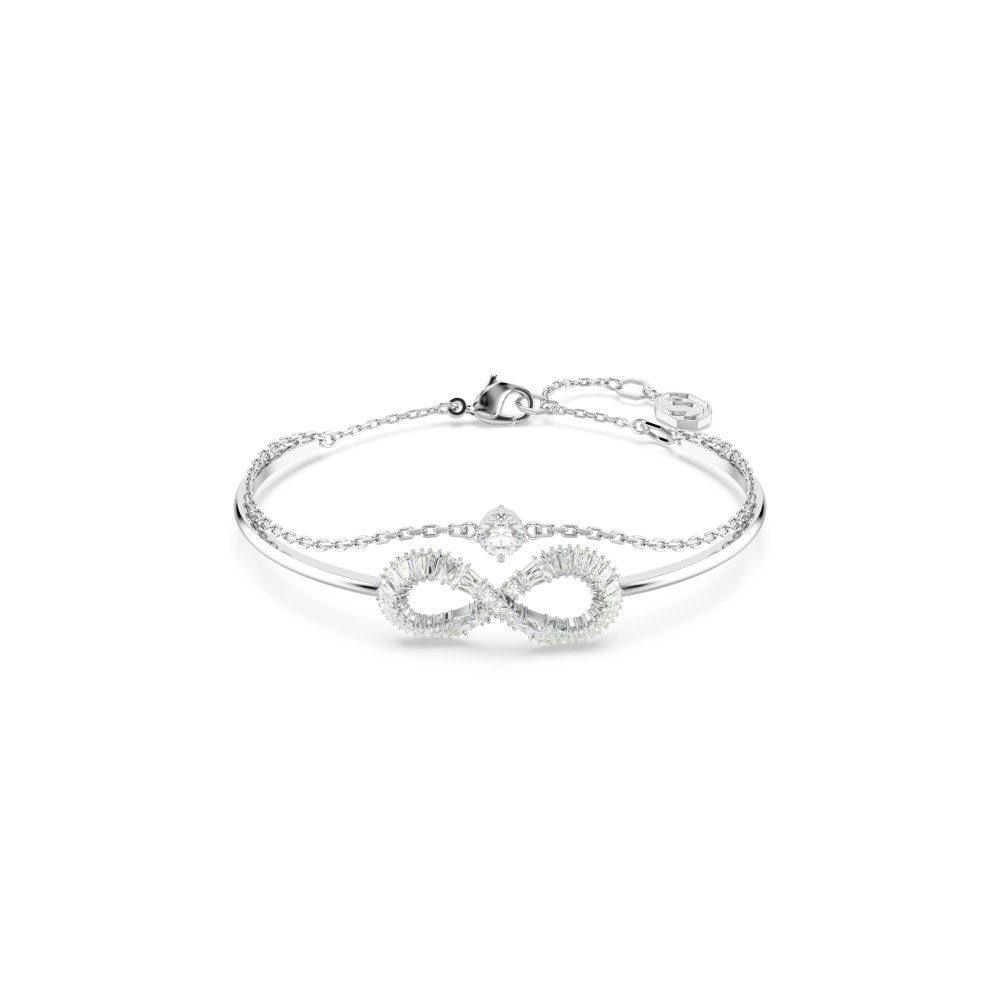 Swarovski - Bracciale Rigido Hyperbola - Bianco