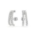 Swarovski - Orecchini Ear Cuff - Placcato Rodio