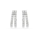 Swarovski - Orecchini Ear Cuff - Placcato Rodio