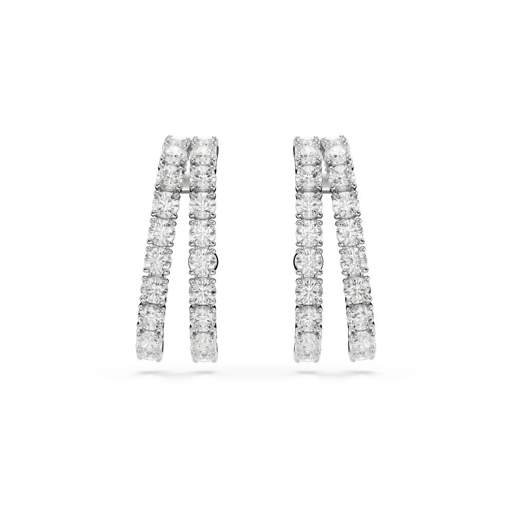 Swarovski - Orecchini Ear Cuff - Placcato Rodio