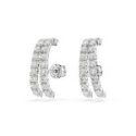 Swarovski - Orecchini Ear Cuff - Placcato Rodio