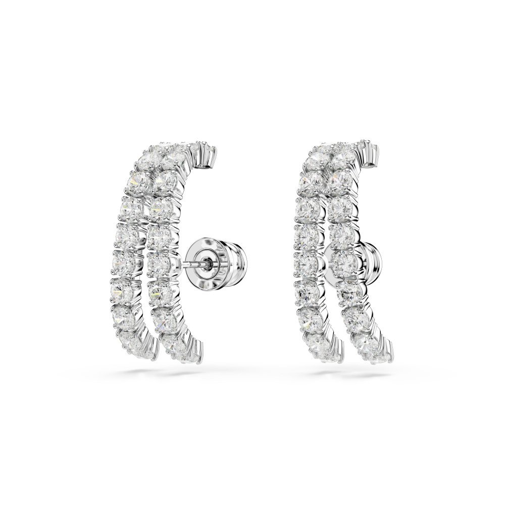 Swarovski - Orecchini Ear Cuff - Placcato Rodio