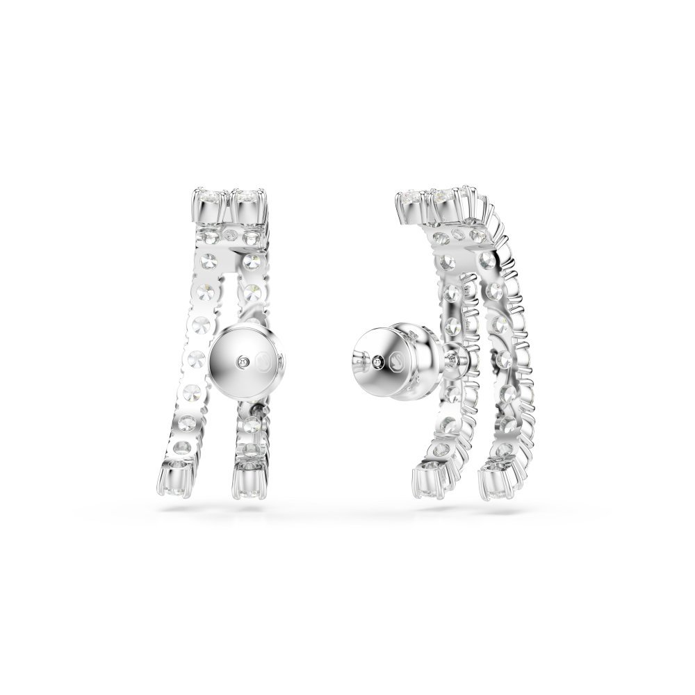 Swarovski - Orecchini Ear Cuff - Placcato Rodio