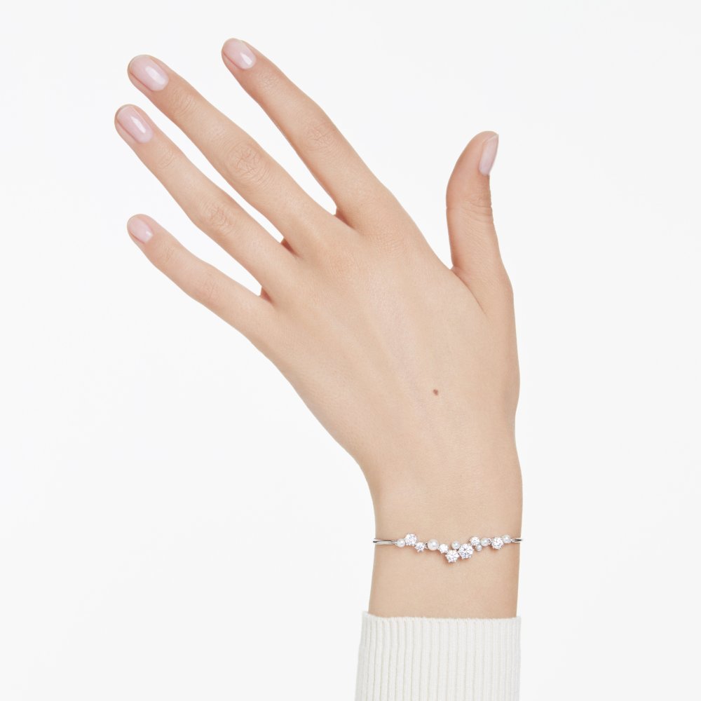 Swarovski - Bracciale Rigido Constella - Bianco